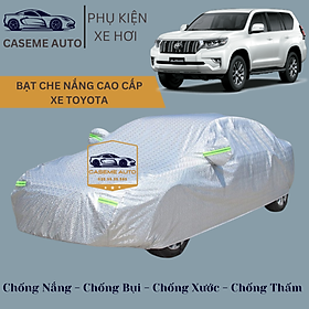 [TOYOTA] Bạt phủ xe ô tô tráng nhôm cao cấp các xe hãng TOYOTA, 3 lớp chống nóng, chống thấm, chống bụi - Hàng Chính Hãng - Toyota Camry