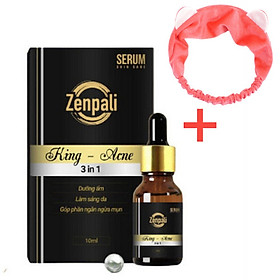 Serum Làm Giảm Và Ngăn Ngừa Mụn Thâm King Acne Zenpali (10ml), Tặng Kèm Băng Đô Thời Trang