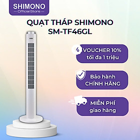 Mua Quạt Tháp SHIMONO SM-TF46GL 45W Họa Tiết Kim Cương Cao Cấp  Màn Hình Led Hiển Thị Nhiệt Độ Phòng  Cao 117cm  BH 12 Tháng Hàng Chính Hãng