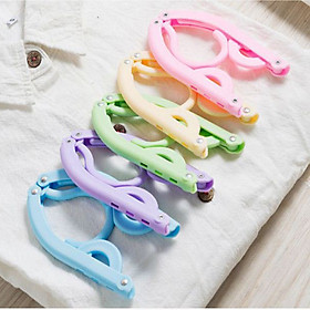 Mua Combo 5 móc áo thông minh xếp gọn  móc áo du lịch ( combo 5 móc đủ màu) TL019