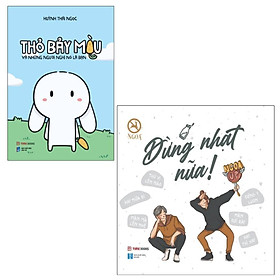 [Download Sách] Combo Thỏ Bảy Màu Và Những Người Nghĩ Nó Là Bạn và Đừng Nhạt Nữa-Sổ Tay