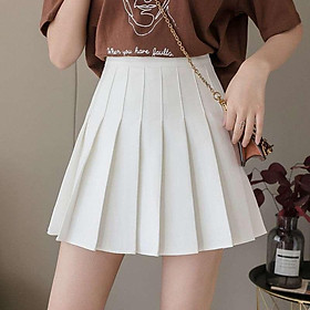 Chân váy tennis xếp ly đen trắng lưng cao ngắn bigsize trơn ulzzang Chân  Váy Xếp Li 2 Tầng Có Kèm Quần Trong Như Ảnh Váy
