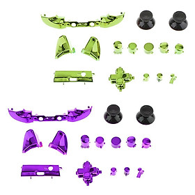 2 Set Full Button Kit Bumper ABXY Dpad Replacement for  One S Controller