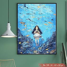 Mua Tranh Sơn Dầu Số Hoá Tự Tô Màu - YN 14