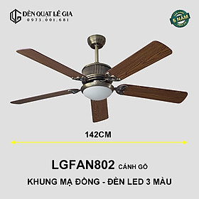 Mua Quạt Trần Tân Cổ Điển LGFAN802 | Quạt Trần Phòng Ăn Đẹp