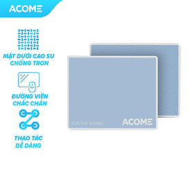 Mua Miếng Lót Chuột/ Tấm Di Chuột ACOME AMP01 Kích thước 22 x 18 cm Chất liệu Vải + Cao su Màu Sắc Thời Thượng - Hàng chính hãng