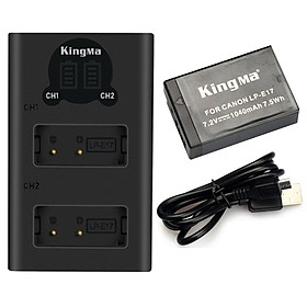 Pin sạc kingma ver 2 cho canon lp-e17, hàng chính hãng
