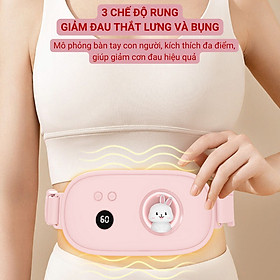 Máy Massage Làm Ấm Bụng Đai Đeo Giảm Đau Bụng Kinh Nguyệt, Làm Ấm Tử Cung Cho Phụ Nữ Đến Kì Bảo Hành