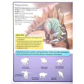 Hình ảnh Wonders Of Learning - Sticker Book - Discover Dinosaurs