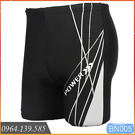 Quần bơi nam dáng lửng, mẫu mới 2020, vải bơi dày dặn đẹp, co giãn 4 chiều  BN005 - L 35-45kg