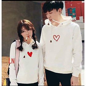 ÁO ĐÔI THU ĐÔNG NAM NỮ HOODIE THỜI TRANG - giá 2 áo