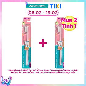 Bàn Chải Đánh Răng Watsons Standard Compact (Mềm) 1 Cái