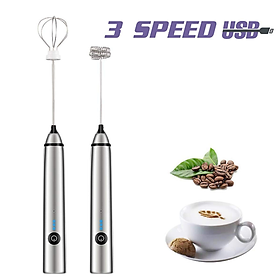 Dụng cụ đánh trứng, tạo bọt cafe cầm tay MFB1501D sạc pin tiện dụng