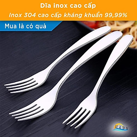 Dĩa Ăn Hoa Quả Inox Cao Cấp 304 Đạt Chất Lượng Đức HADU