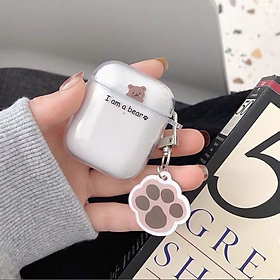 Mua Ốp bảo vệ tai nghe Bàn Chân Gấu Trong dành cho case airpod 1/2/Pro/3 chống va đập