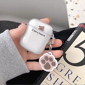 Ốp bảo vệ tai nghe Bàn Chân Gấu Trong dành cho case airpod 1/2/Pro/3 chống va đập