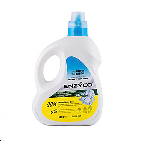 Nước Giặt Sinh Học ENZYCO Lên Men Từ Dứa Và Bồ Hòn Dịu Nhẹ Cho Da An Toàn Cho Em Bé - Hương Cam Chai 1.8 Lít