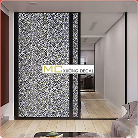 Mua Decal Dán Kính Giả hình Sỏi T059 Khổ 90x100cm riêng tư chống nhìn trộm cửa kính