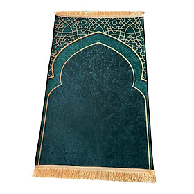 Prayer Rug Decoration Exquisite Polyester Nonslip for Eid Travel Meditation