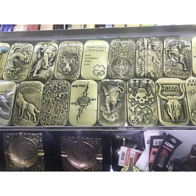 Mua Hộp Quẹt Bật Lửa Xăng Đá HG05 Nhiều Họa Tiết Độc Lạ - Nhiều màu