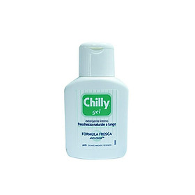 Dung dịch vệ sinh phụ nữ Chilly 50ml/200ml dưỡng ẩm, bạc hà se lạnh chống mùi suốt 24h - Hàng Chính Hãng