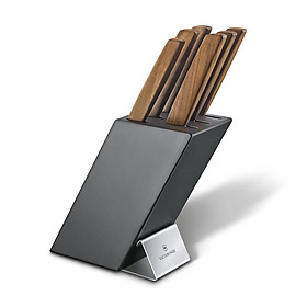 Mua Bộ dao bếp 6 món Swiss Modern VICTORINOX - THỤY SĨ : Thiết kế đạt giải thưởng Reddot Award 2018 Lý tưởng để bảo quản lưỡi dao an toàn và chuẩn bị thức ăn nhanh chóng  dễ dàng