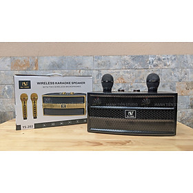 Mua Loa bluetooth karaoke Su-Yosd YS-202 - Tặng kèm 2 micro không dây - Hiệu ứng đổi giọng  điều chỉnh echo  bass  treble  reverb  effect - Loa xách tay du lịch thời trang nghe nhạc  hát karaoke cực hay - Thiết kế hiện đại  sang trọng