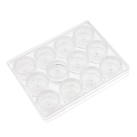 12pcs Empty Makeup Jar Pot Travel Face Cream/Lotion/Cosmetic Container 5Gram