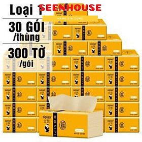 Mua THÙNG GIẤY ĂN GẤU TRÚC SIPIAO THÙNG 30 GÓI (300 tờ/ gói)