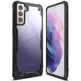 Ốp lưng Samsung S21 Plus chống sốc Ringke Fusion X - Hàng nhập khẩu Korean