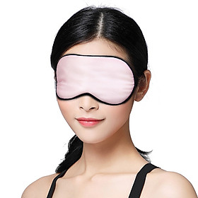 Seeking cotton silk eye mask silk silk goggles breathable comfortable sleep eye mask men and women lunch break travel supplies S20 pearl powder