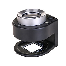 Kính lúp cầm tay phóng đại 30x hỗ trợ sửa chữa có thước đo 2106