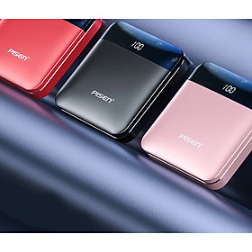 Mua Sạc dự phòng Pisen Led Alu 10000mah Màu đen  -Hàng chính hãng
