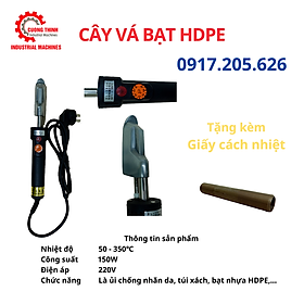 Bàn là ủi da mini bàn ủi giầy da có điều chỉnh nhiệt độ dùng để vá lỗ thủng bạt HDPE Cường Thịnh