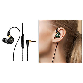 Wired Earbuds, Earphones with Microphone and Volume Control, in Ear Ergonomic Noise Isolating Headphones, Earphone with 3.5mm Jack