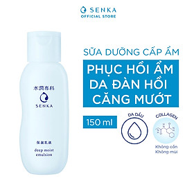 Sữa Dưỡng Cấp Ẩm Chuyên Sâu Senka Deep Moist Emulsion 150ML