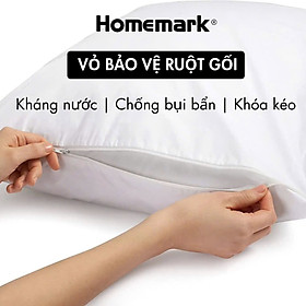 Mua Bảo Vệ Gối Khách Sạn Homemark 50x70cm - Kháng Nước  Chống Bụi  Khóa Kéo Tiện Lợi