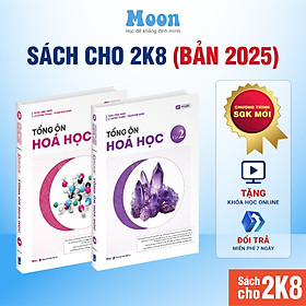 Sách ID Tổng Ôn Hóa Học Lớp 12 Chương trình mới - Dành cho 2k8 Luyện thi THPT và Đánh giá năng lực (ĐGNL) 2026 Moonbook