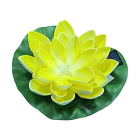 Lotus Flower  Light Solar Powered Garden Pond Floating Lamp