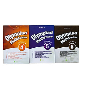 Combo 3 cuốn luyện thi Toán cho học sinh cấp 2 - Olympiad Maths Trainer tập 4+5+6 - Sách Tiếng Anh