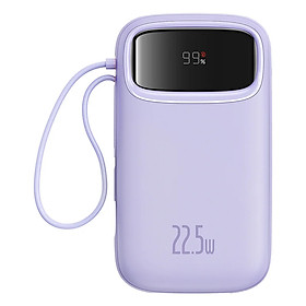 Mua Sạc dự phòng Baseus Qpow2 Dual-Cable Digital Display Fast Charge 20000mAh 22.5W - Hàng Chính Hãng