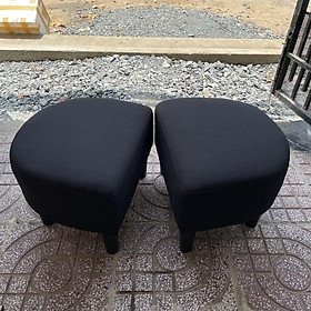 Mua Ghế Đôn Sô Pha Màu Đen - Bộ ghế 2 cái