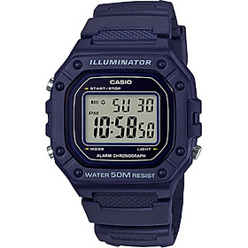 Đồng hồ nam dây nhựa Casio W-218H-2AVDF