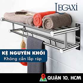 Mua Kệ nhà tắm  giá treo khăn inox 304  kệ để đồ gắn tường  thanh treo đa năng quần áo  khăn tắm Legaxi