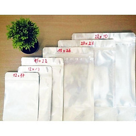 1kg túi zip bạc nhiều cỡ