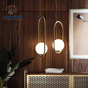 Đèn thả trang trí phòng khách phòng ngủ Decor HAPOVA DUMI 5009 Hình ELIP