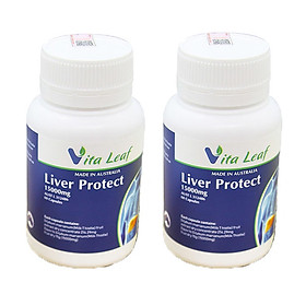 2 Hộp Thực phẩm Liver Protect 15000mg Vita Leaf bổ sung dinh dưỡng cho