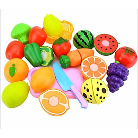 Bộ Cắt Ghép Rau Củ Quả 24 Chi Tiết Cho Bé