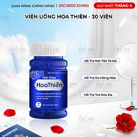 Viên Uống Hoa Thiên Hộp 30 Viên Giúp Đẹp Da Cân Bằng Nội Tiết Tố Cải Thiện Sinh Lý Nữ