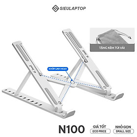 Mua Kệ Laptop  kệ N3 chất liệu bằng nhôm điều chỉnh độ cao